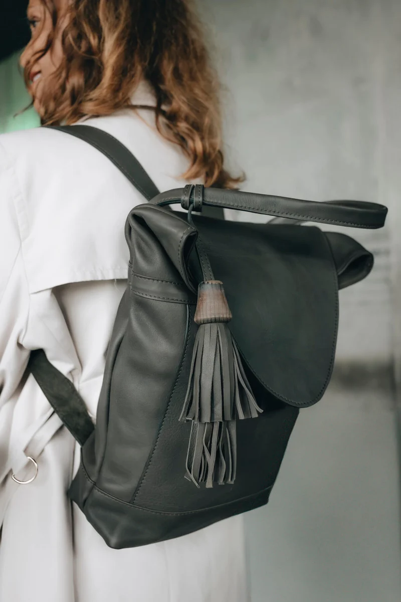 Rucksack aus Leder