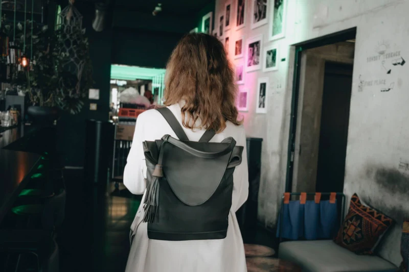 Rucksack aus Leder