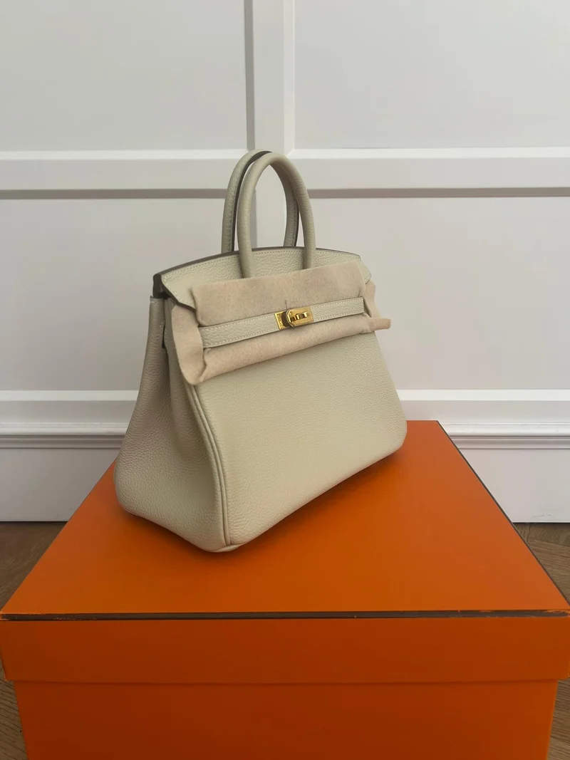 Hermes Birkin 25 Sellier Craie Veau Togo 2023