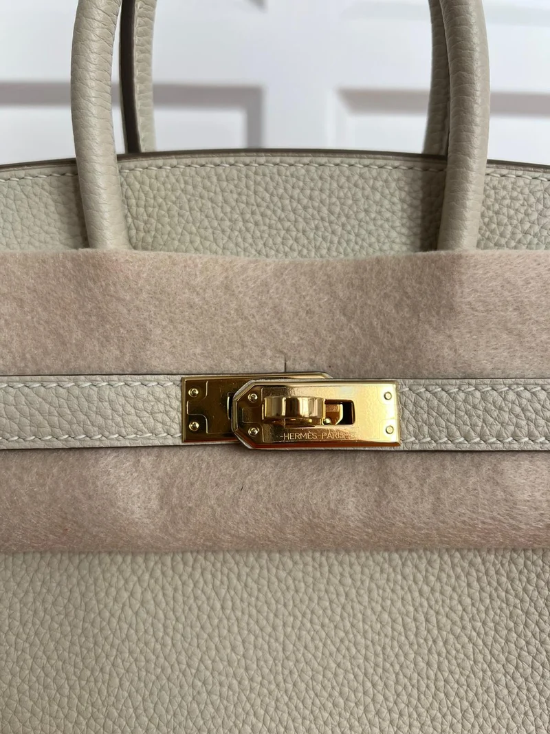 Hermes Birkin 25 Sellier Craie Veau Togo 2023