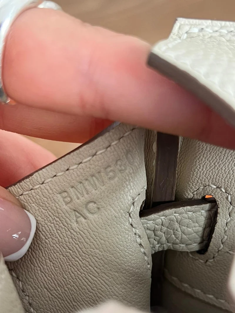 Hermes Birkin 25 Sellier Craie Veau Togo 2023