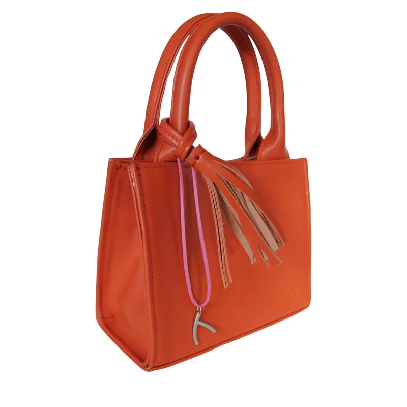 Mini Tote Bag aus Leder