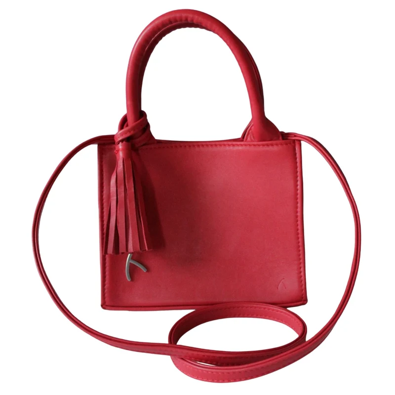 Mini Tote Bag aus Leder