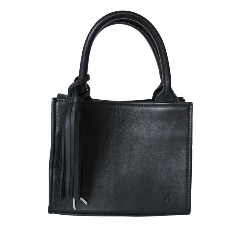 Mini Tote Bag aus Leder