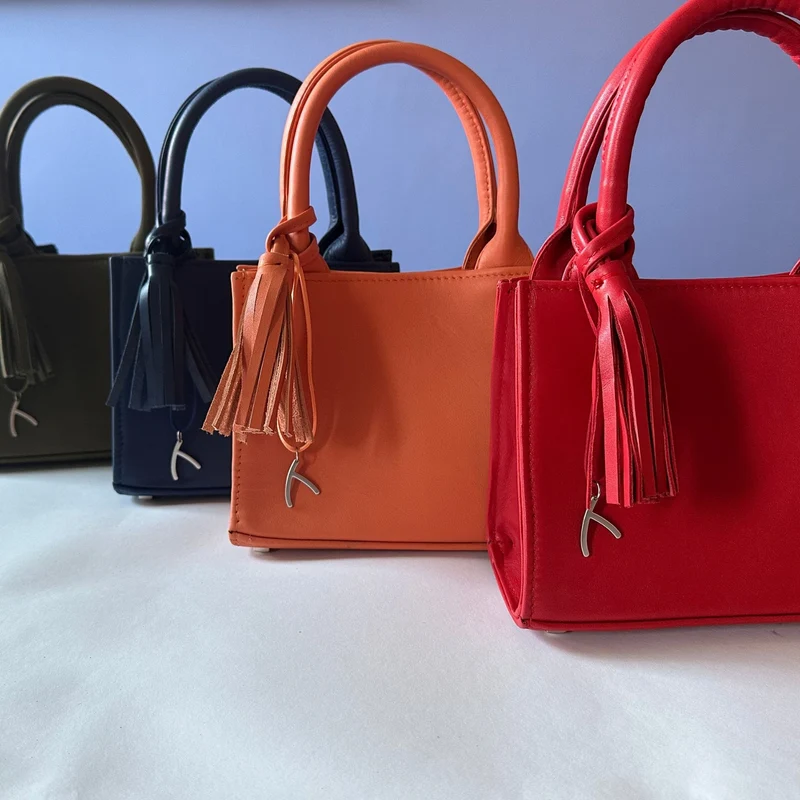 Mini Tote Bag aus Leder