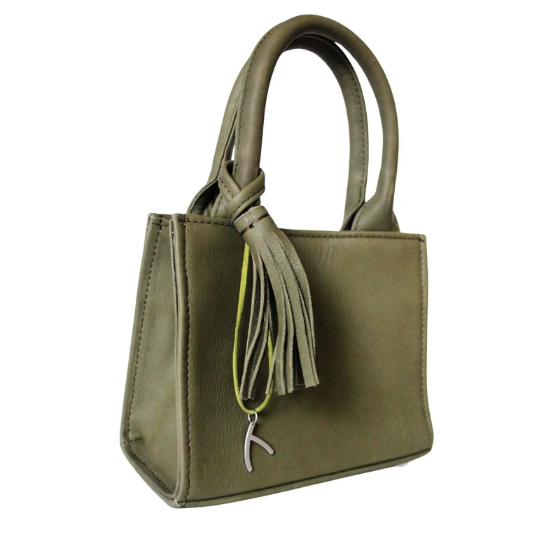 Mini Tote Bag aus Leder