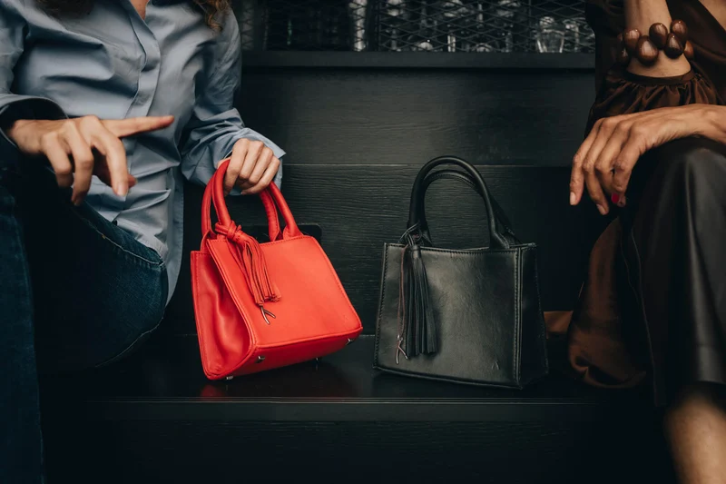Mini Tote Bag aus Leder