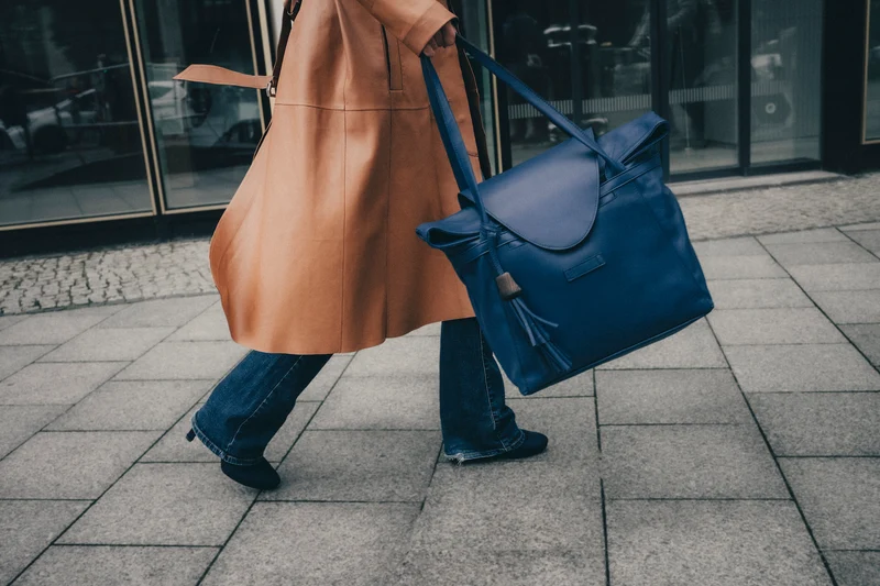 Shopper Tasche aus Leder