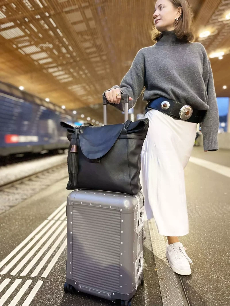 Shopper Tasche aus Leder