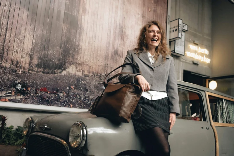 Shopper Tasche aus Leder