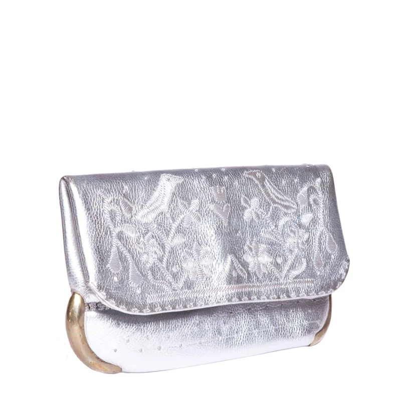 Bestickte Lovebirds Clutch