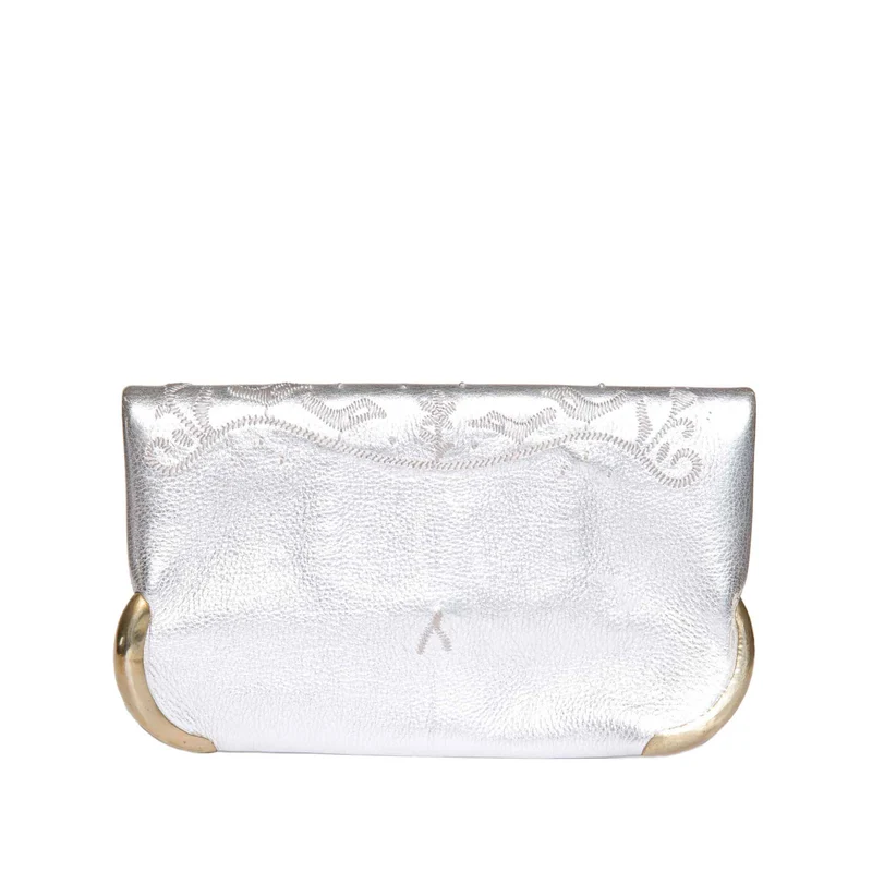 Bestickte Lovebirds Clutch