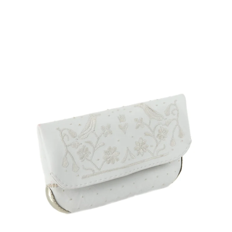 Bestickte Lovebirds Clutch