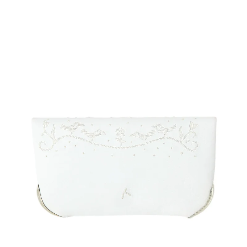 Bestickte Lovebirds Clutch