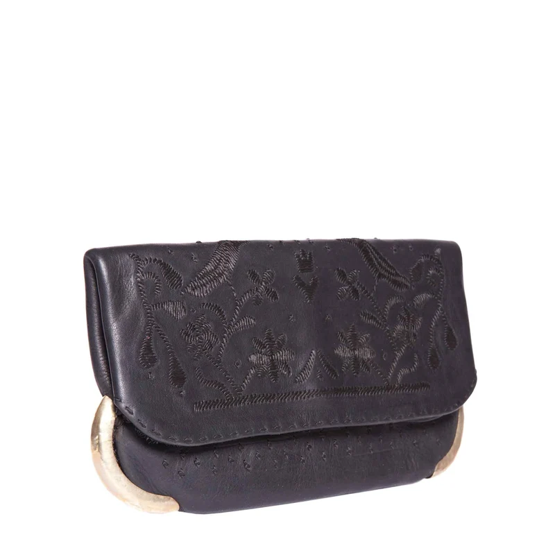Bestickte Lovebirds Clutch
