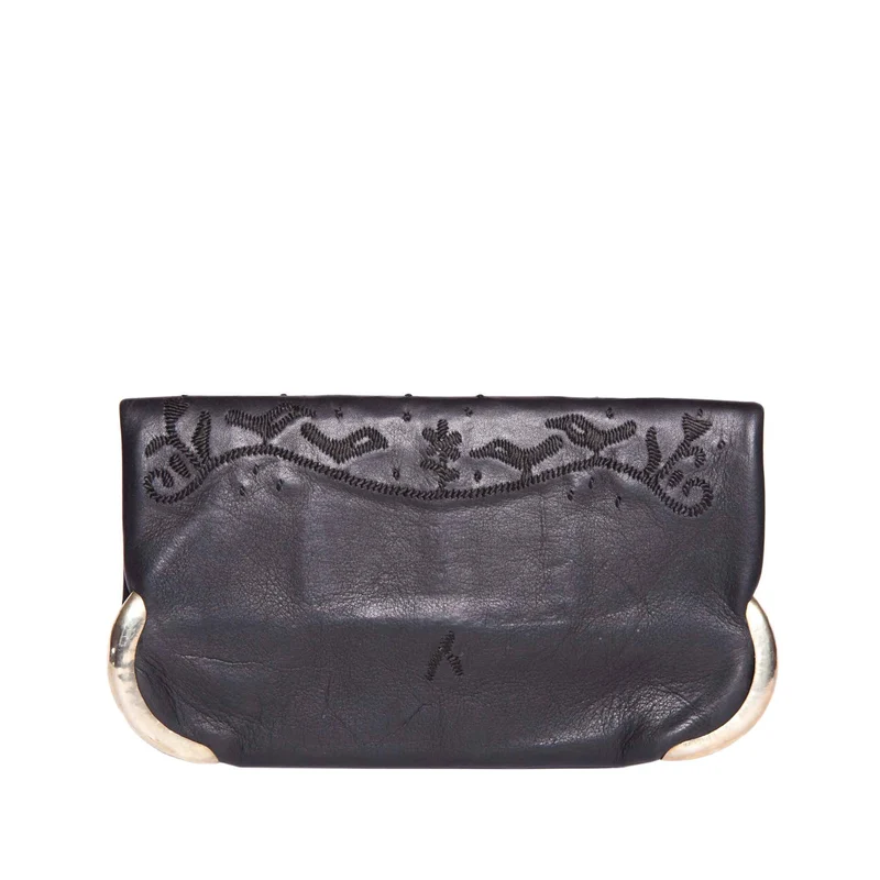 Bestickte Lovebirds Clutch