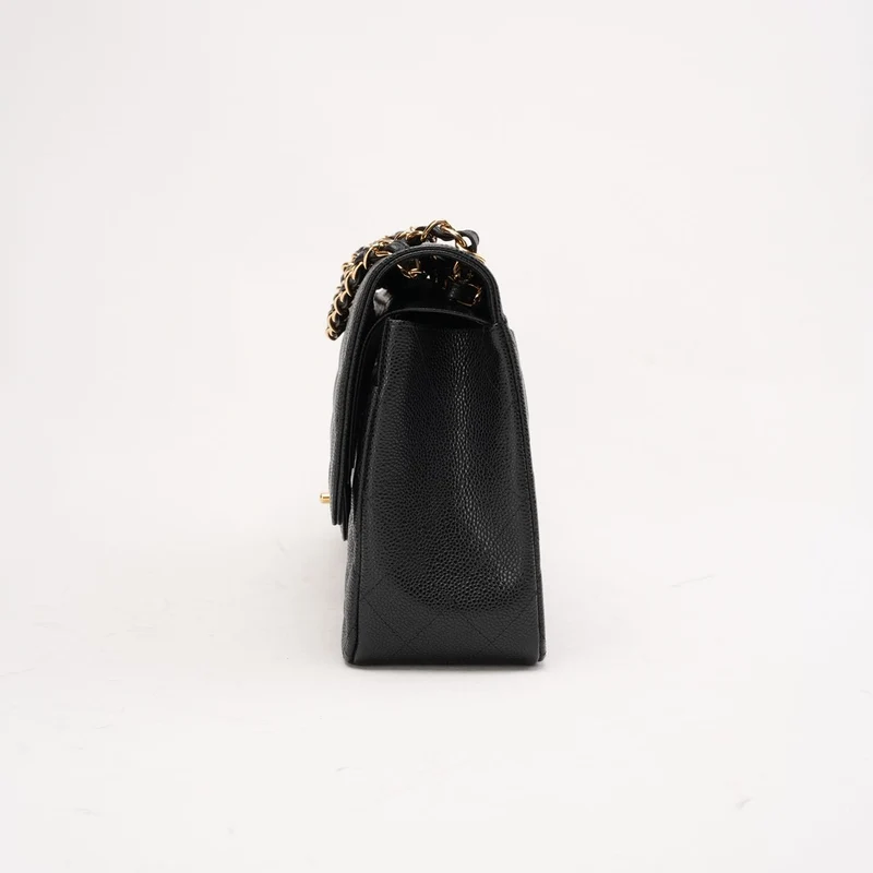 Chanel Classic Jumbo Double Flap Caviar Black 2011