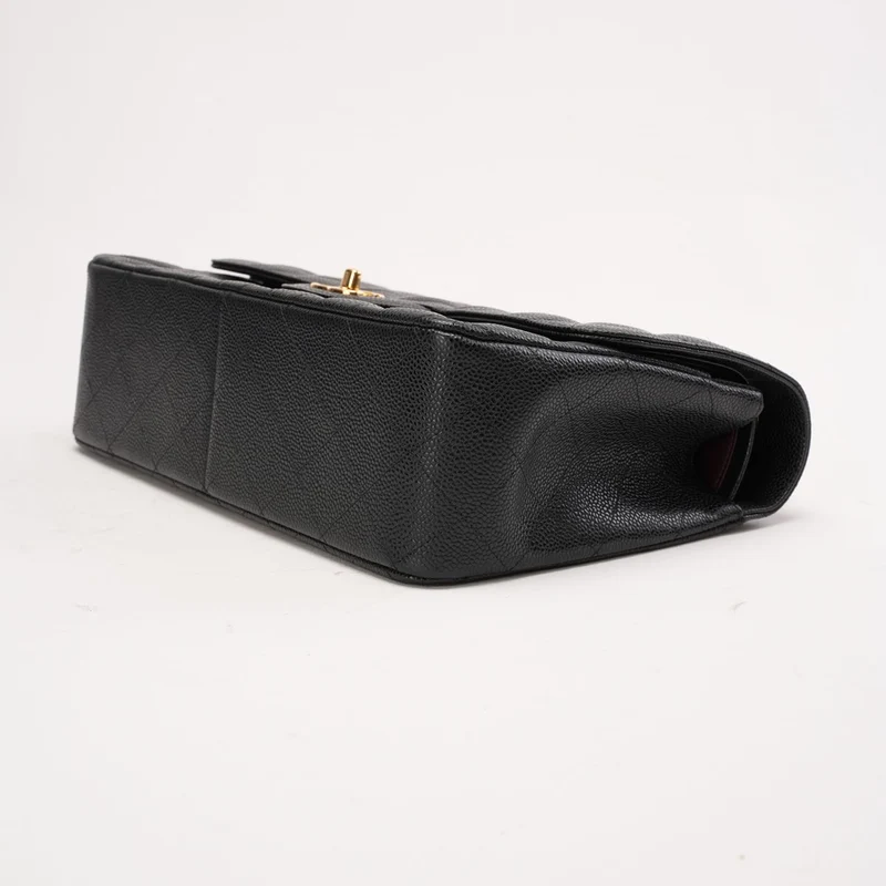 Chanel Classic Jumbo Double Flap Caviar Black 2011