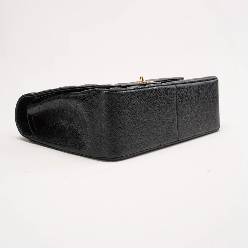 Chanel Classic Jumbo Double Flap Caviar Black 2011