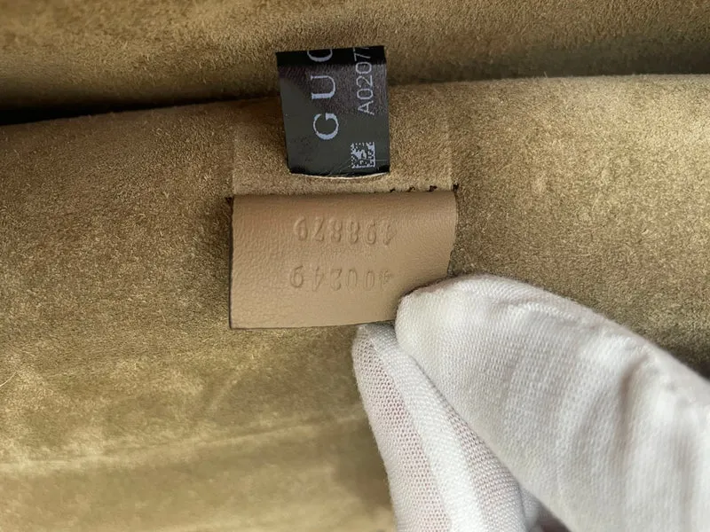 Gucci GG Supreme Dionysus Klein Beige Braun