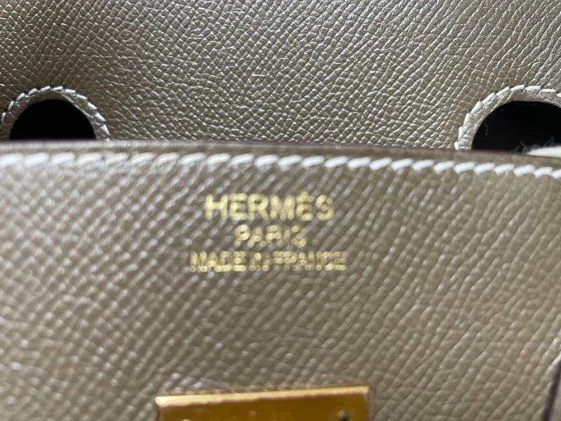 Hermes Birkin 35 Etoupe Epsom R Square 2014