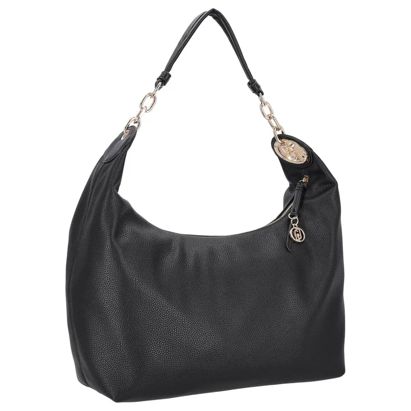 Liu Jo Faiza Hobo - Schultertasche M 40 cm (nero/brass gold)