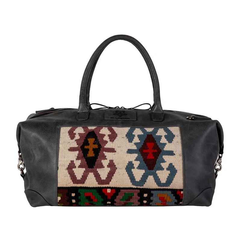 Sued Weekender - Dark Grey-Blue / Kilim