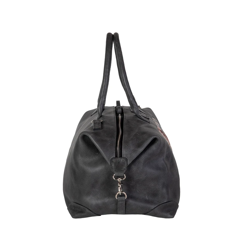 Sued Weekender - Dark Grey-Blue / Kilim