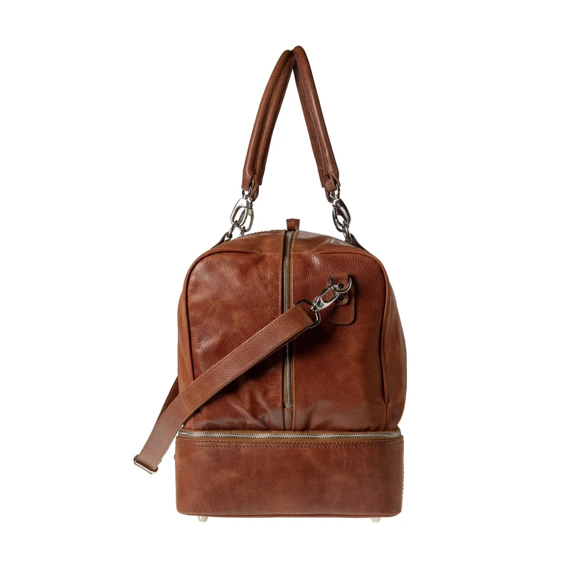 Anden Travelerbag L - Cognac Brown/Kilim Light