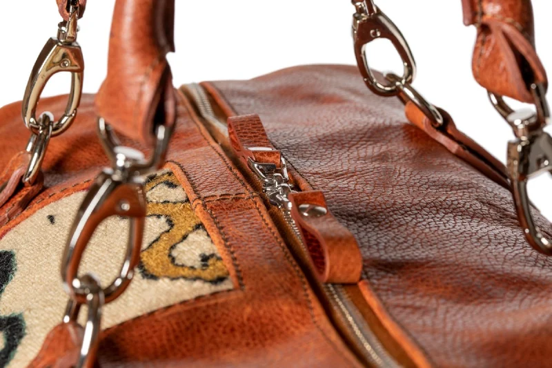 Anden Travelerbag L - Cognac Brown/Kilim Light