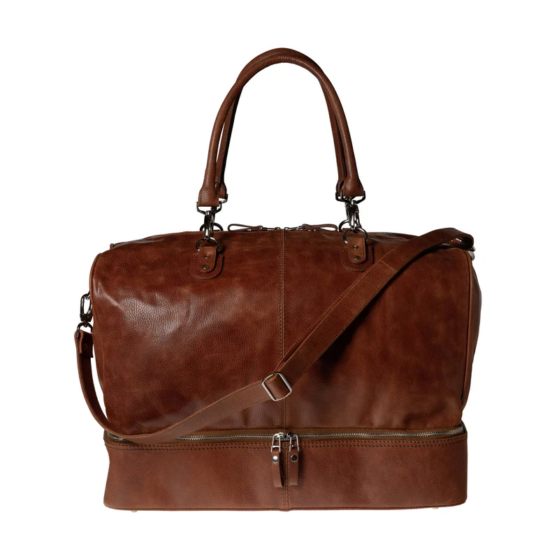Anden Travelerbag L - Cognac Brown