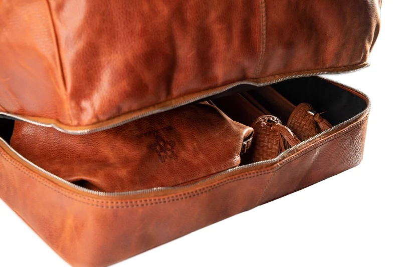 Anden Travelerbag L - Cognac Brown