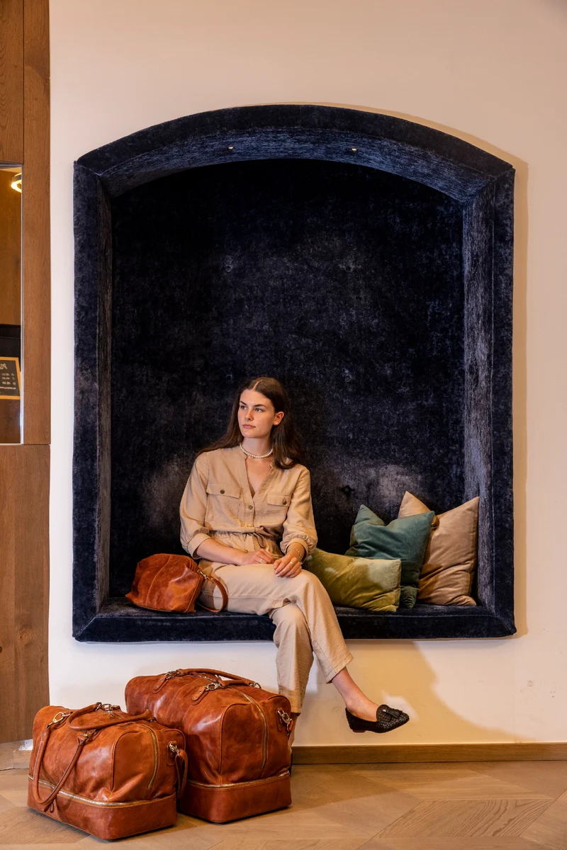 Anden Travelerbag L - Cognac Brown