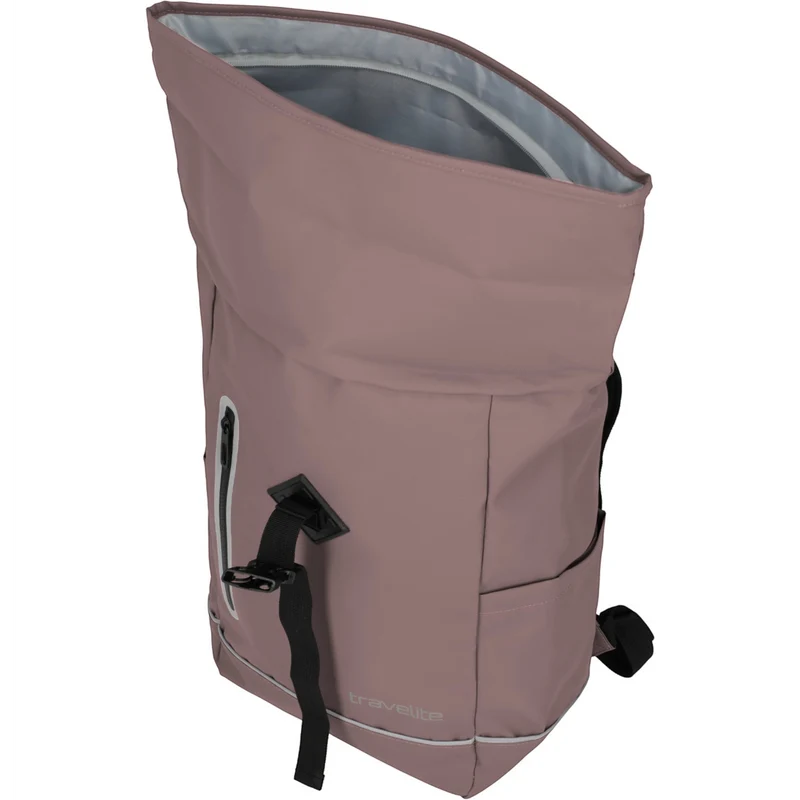 Travelite Basics Rollup Rucksack aus Plane 48 cm -Blush