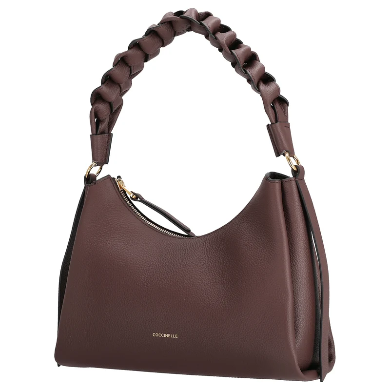 Coccinelle Boheme Grana Double - Henkeltasche S 30 cm (berry/winter rose)