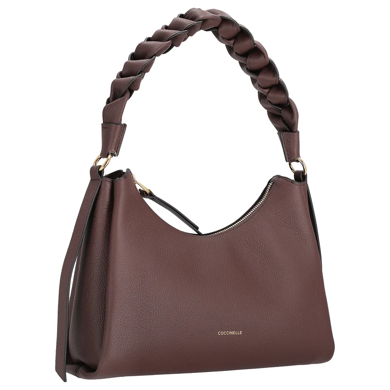 Coccinelle Boheme Grana Double - Henkeltasche S 30 cm (berry/winter rose)