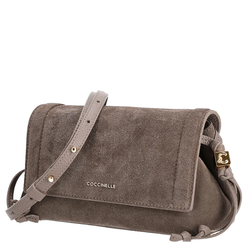 Coccinelle Thess Bimaterial - Umhängetasche 21 cm (warm taupe)