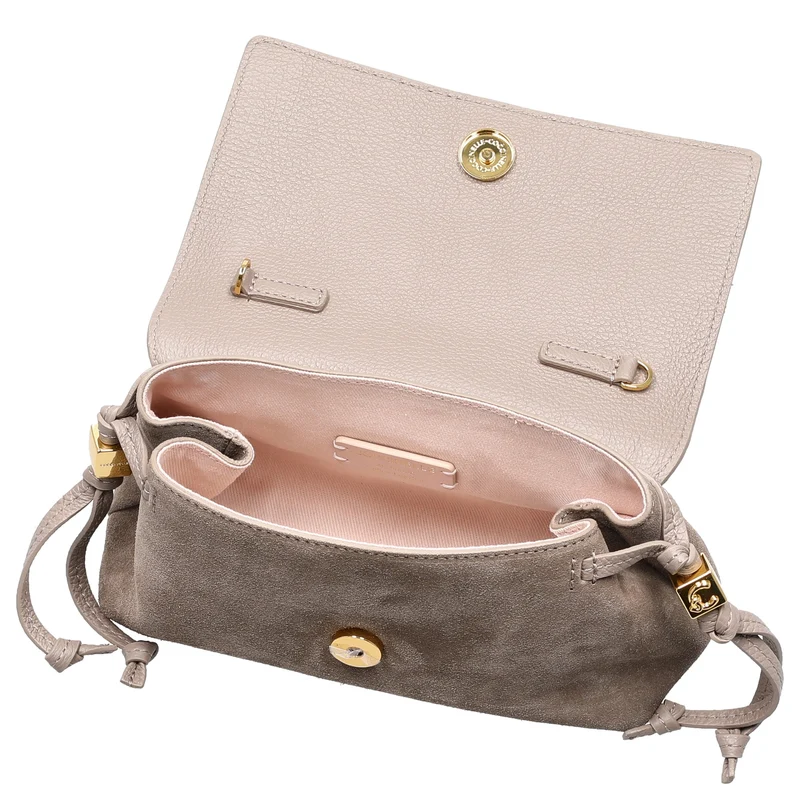 Coccinelle Thess Bimaterial - Umhängetasche 21 cm (warm taupe)