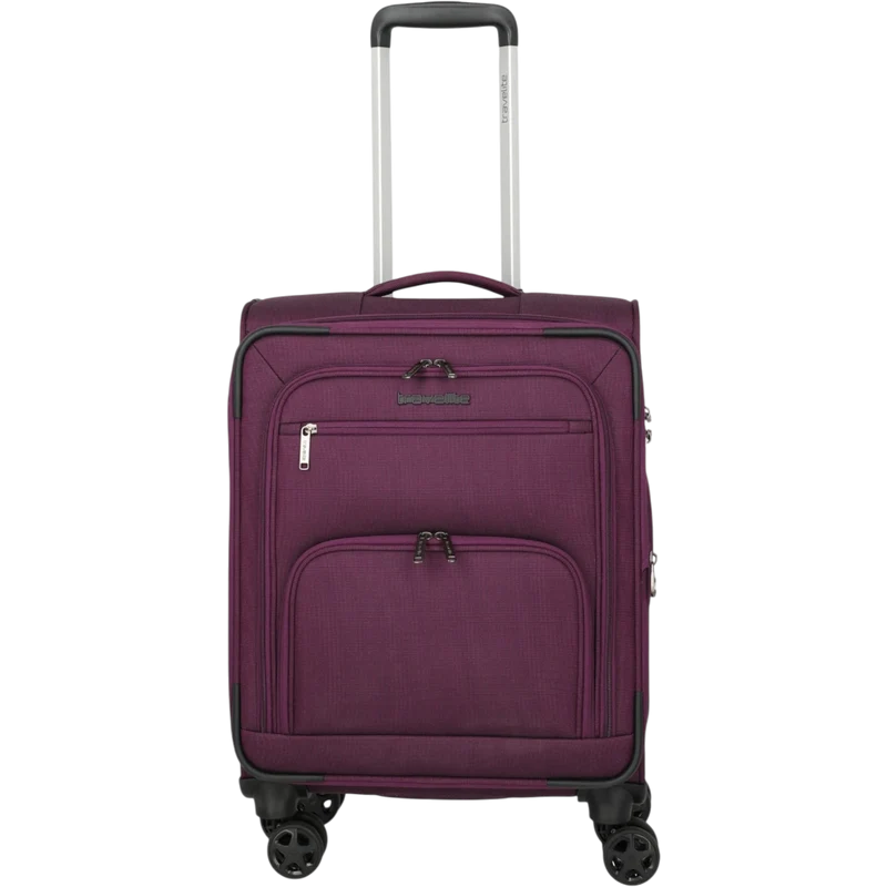 Travelite Cubis 4-Rollen-Handgepäck Koffer S erw. 55 cm -Berry