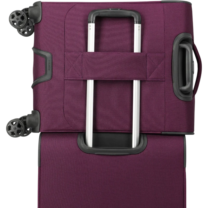 Travelite Cubis 4-Rollen-Handgepäck Koffer S erw. 55 cm -Berry