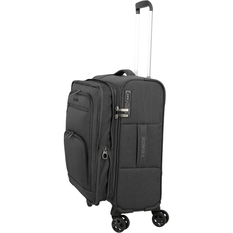 Travelite Cubis 4-Rollen-Handgepäck Koffer S erw. 55 cm -Anthrazit