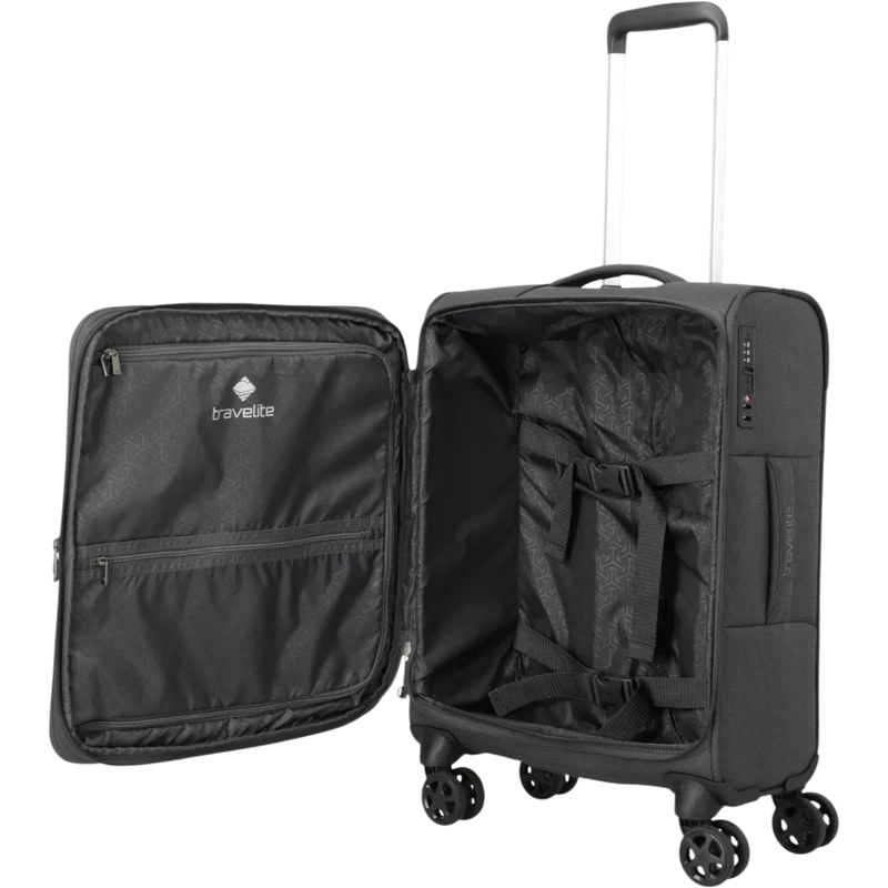 Travelite Cubis 4-Rollen-Handgepäck Koffer S erw. 55 cm -Anthrazit