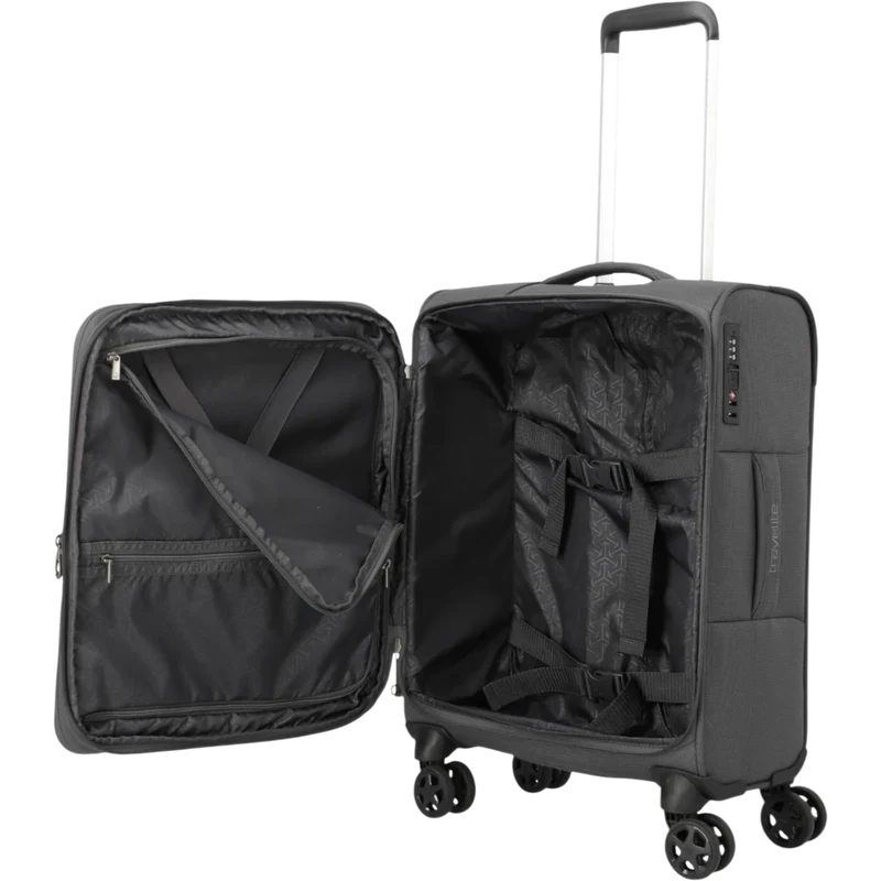 Travelite Cubis 4-Rollen-Handgepäck Koffer S erw. 55 cm -Anthrazit