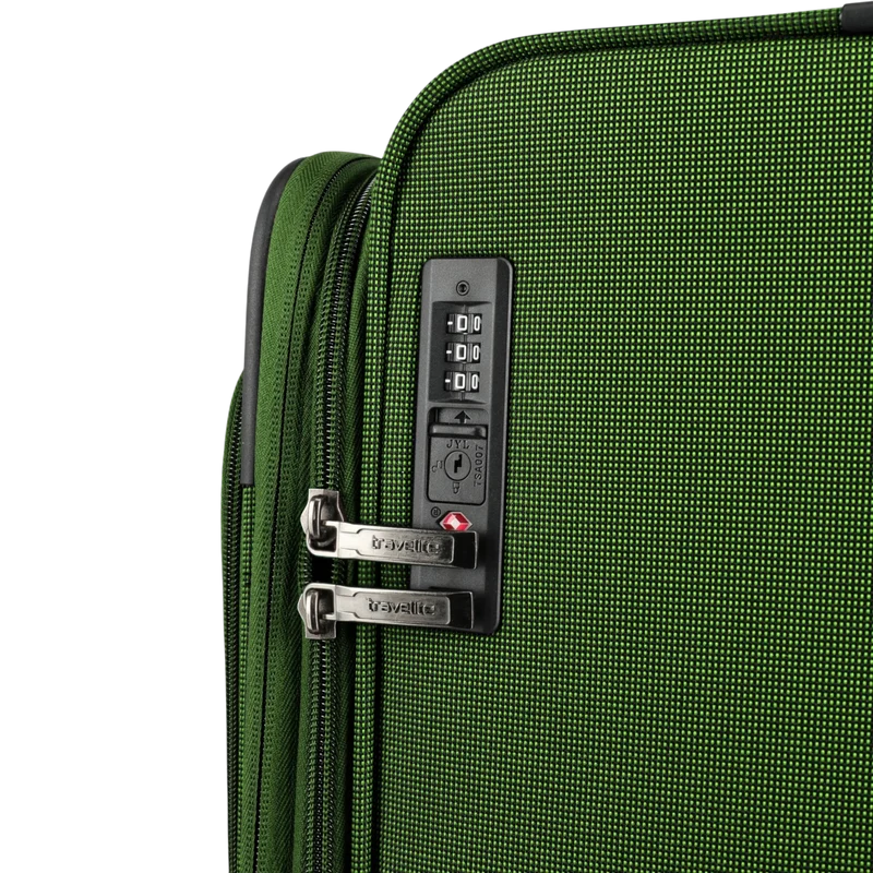 Travelite Cubis 4-Rollen-Handgepäck Koffer S erw. 55 cm -Green