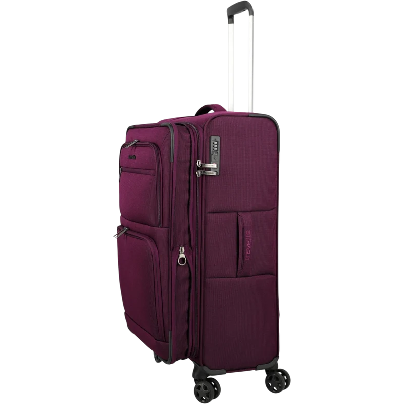 Travelite Cubis 4-Rollen-Koffer M erw. 72 cm -Berry