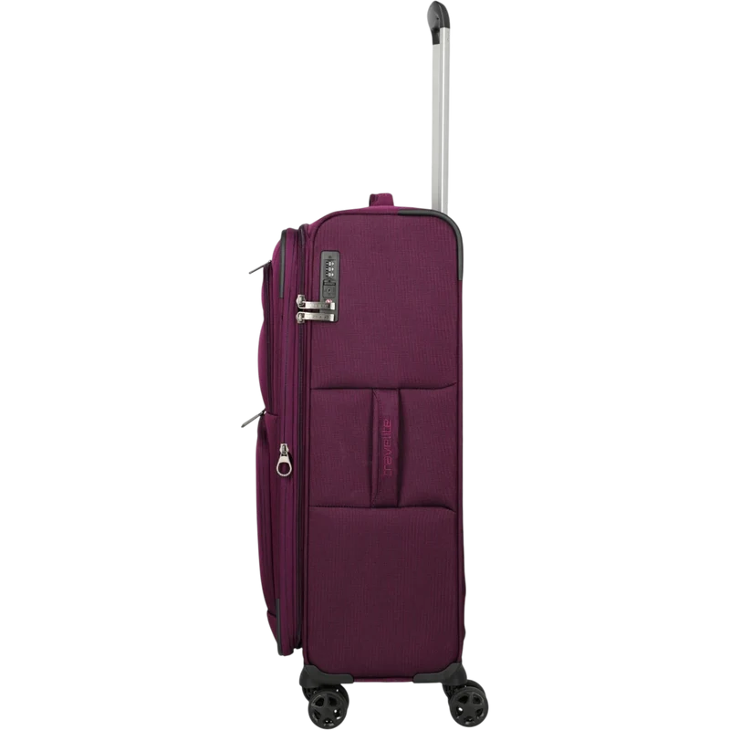 Travelite Cubis 4-Rollen-Koffer M erw. 72 cm -Berry