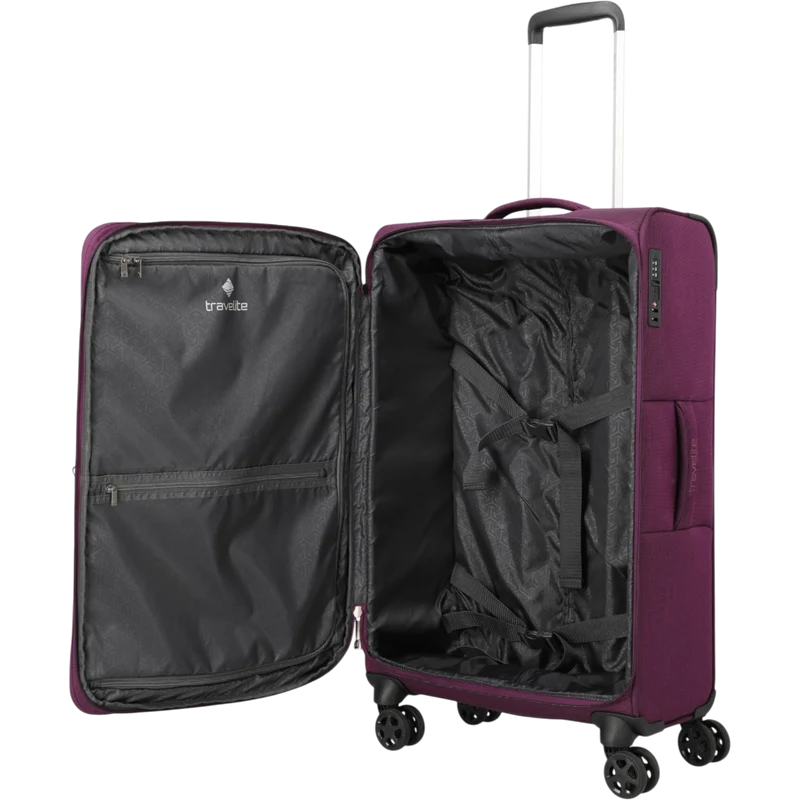 Travelite Cubis 4-Rollen-Koffer M erw. 72 cm -Berry