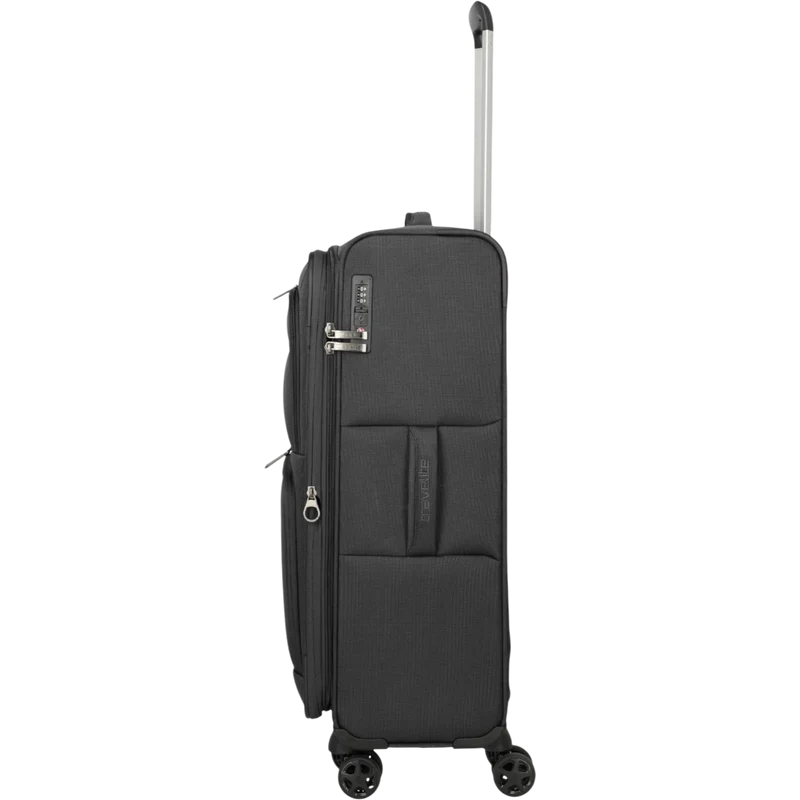 Travelite Cubis 4-Rollen-Koffer M erw. 72 cm -Anthrazit