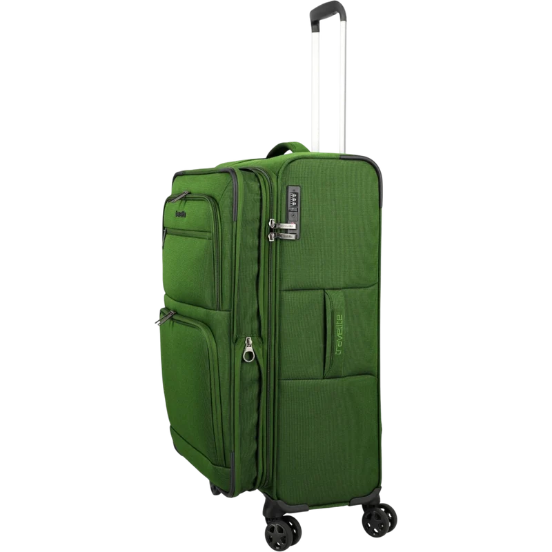 Travelite Cubis 4-Rollen-Koffer M erw. 72 cm -Green