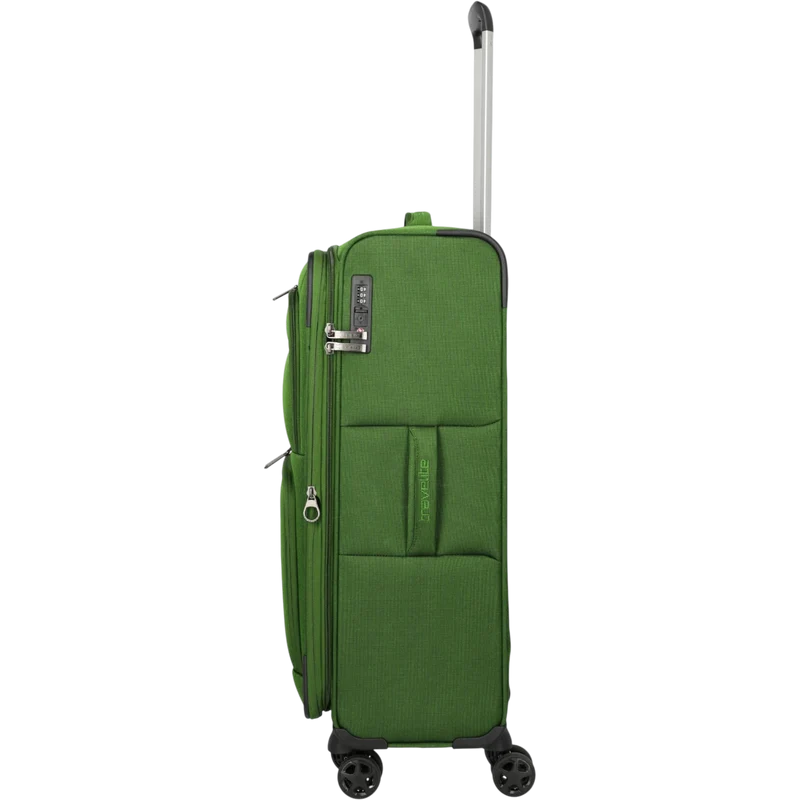 Travelite Cubis 4-Rollen-Koffer M erw. 72 cm -Green
